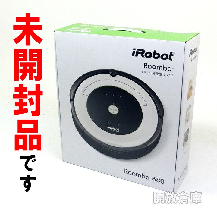 【中古】★未開封品です！ iRobot ロボットクリーナー ルンバ680 ホワイト R680060 【山城店】