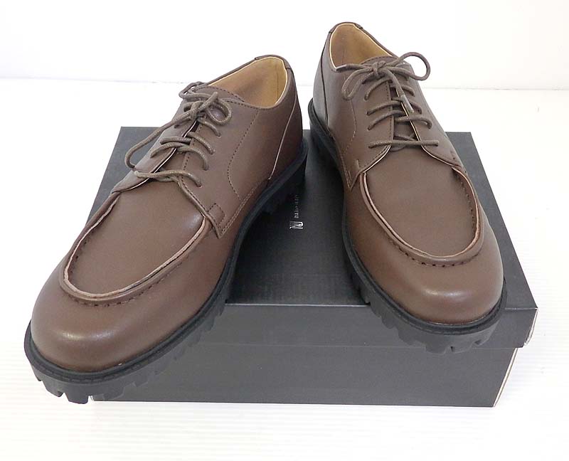 ナノユニバース　NANO \u0026CO 天然皮革日本製革靴　ビジネスシューズ　ブラウン