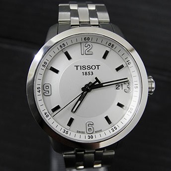 【中古】TISSOT ティソ/PRC200  T055410 クォーツ 時計/アナログ 3針 デイト 200m防水/メンズ 腕時計