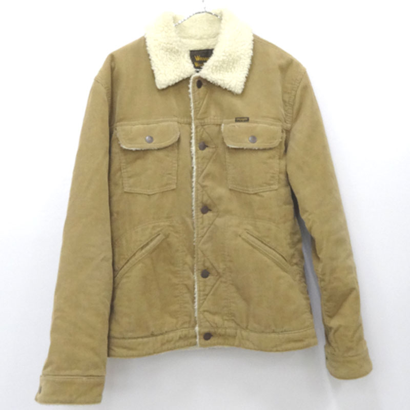 【中古】Wrangler ラングラー WRANGE COAT/サイズ：L/カラー：ベージュ/ランチコート/ボア/コーデュロイ/定番【山城店】