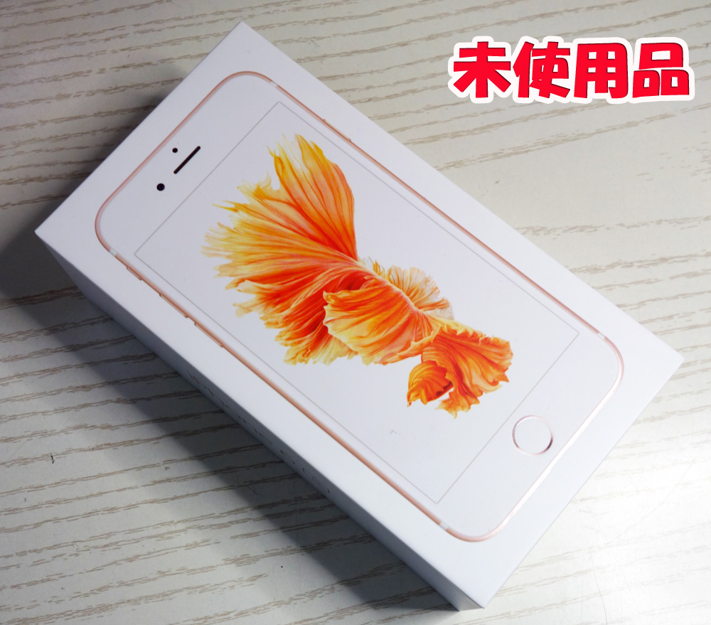【中古】au Apple iPhone6s 16GB MKQM2J/A Rose Gold [163]【福山店】