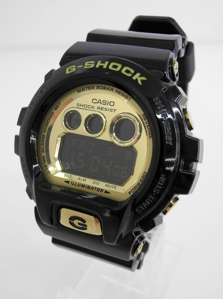 【中古】CASIO G-SHOCK GD-X6900FB ブラック ゴールド カシオ Ｇショック 腕時計