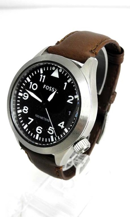 【中古】FOSSIL フォッシル 腕時計 AEROFLITE AM4512 メンズ