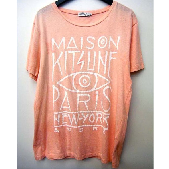 開放倉庫 | 【中古】MAISON KITSUNE/メゾンキツネ/ロゴプリントTシャツ116 | 古着 | メンズ | Tシャツ | 半袖