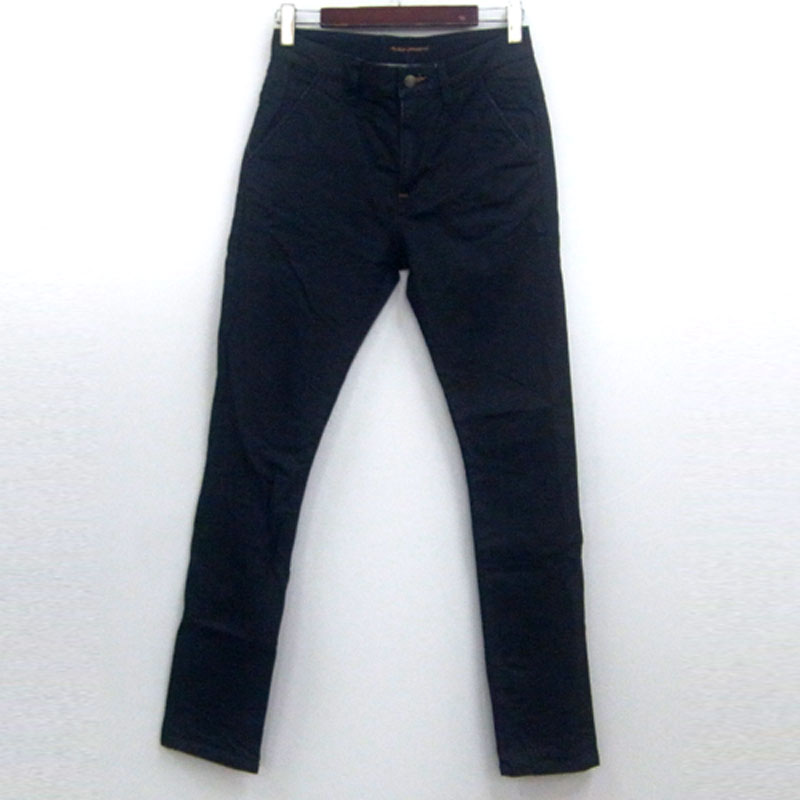 【中古】Nudie Jeans ヌーディージーンズ/KHAKI SLIM ブラック デニムパンツ/サイズ：W28/インポート【山城店】