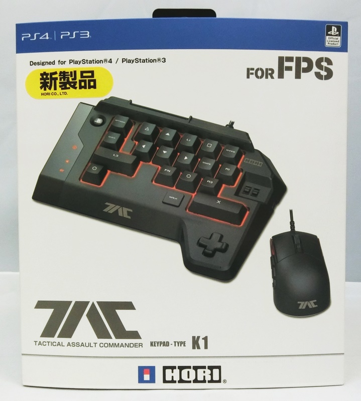 【中古】HORI タクティカルアサルトコマンダー K1 PS4/PS3/PC対応 FPS特化型コントローラー TAC キーボード+マウス【出雲店】