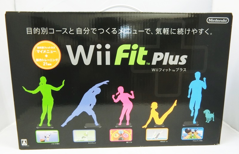 【中古】Wii Fit Plus/ウィーフィットプラス バランスWiiボードセット クロ RVL-021【出雲店】